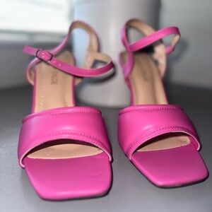 Chase + Chloe Faux Leather Sandals